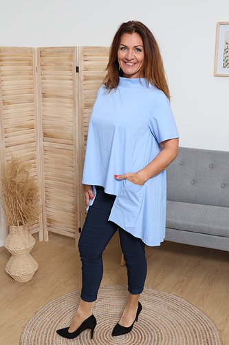 Asszimmetrikus felsö hátul galérral (L-es méretre ajánljuk)